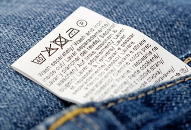 Washed labels