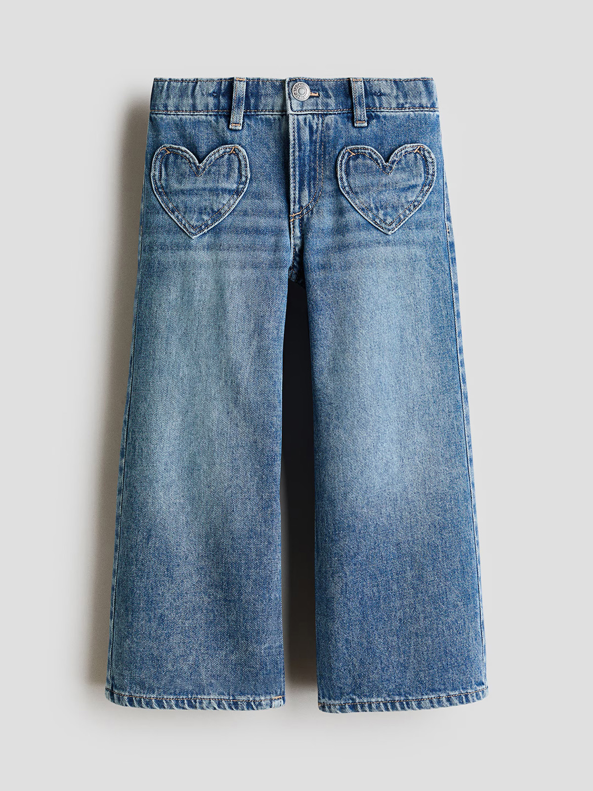 HMKD019  Loose-Fit Wide-Leg Jeans  Cotton 100%  2-8