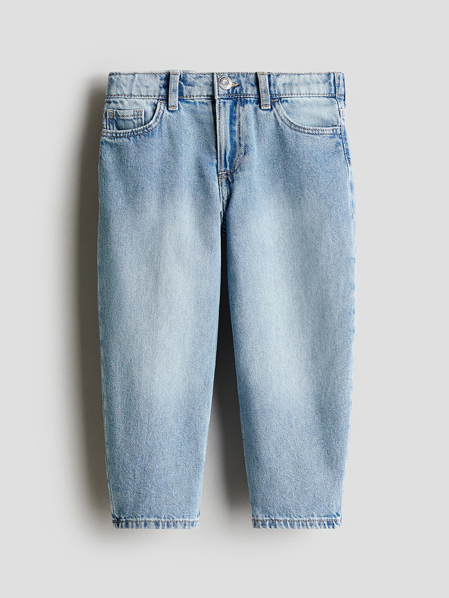 HMKD023  Loose-Fit Barrel Jeans  Cotton 100%  2-8