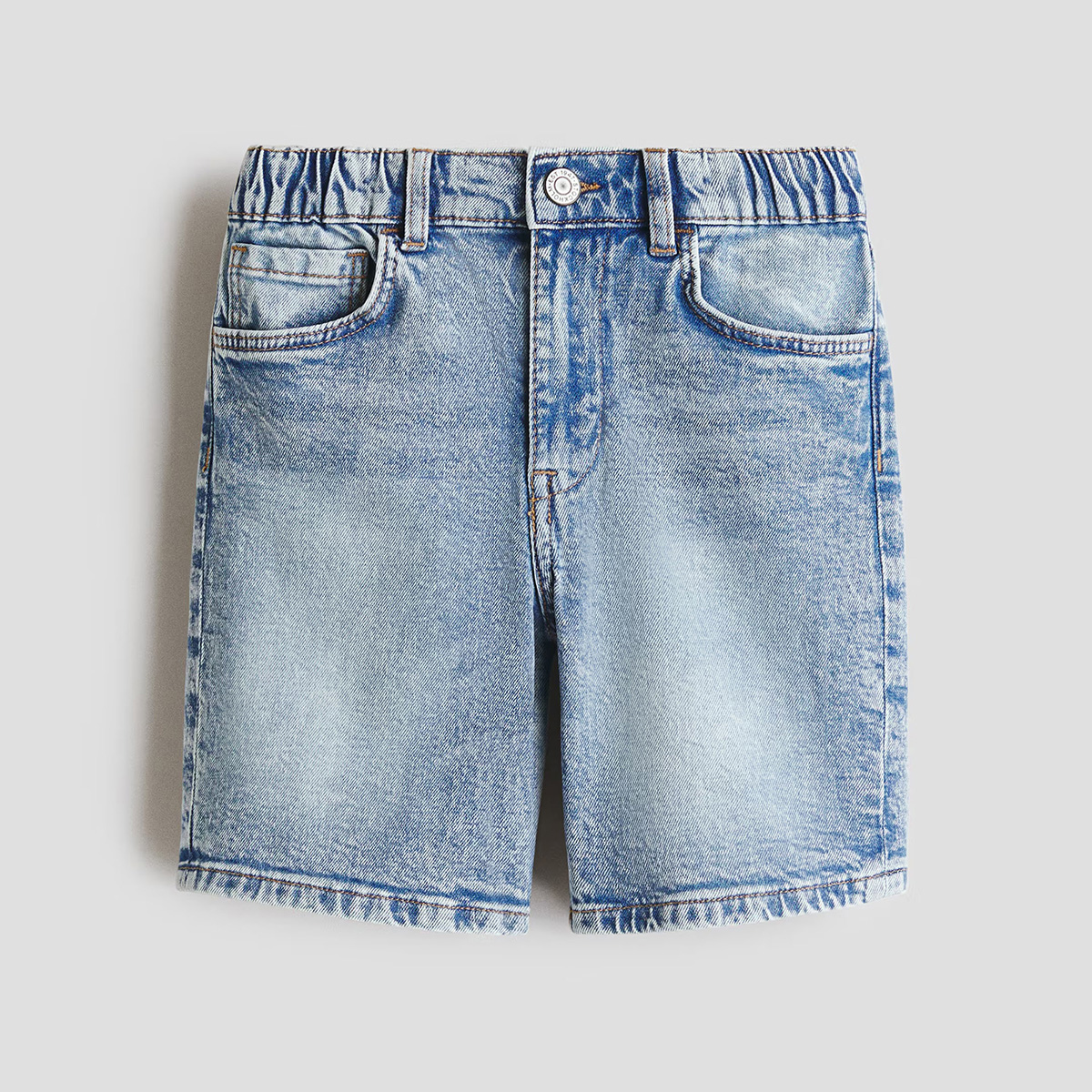 HMKD028  Relaxed-Fit Denim Shorts Cotton 99%, Spandex 1% 2-8