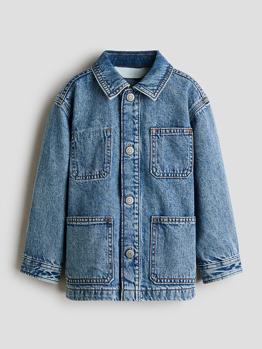 HMKD050  Cotton Denim Overshirt  Cotton 100%  2-8