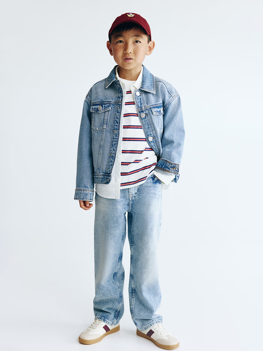 HMKD016  Loose-Fit Jeans  Cotton 100%  2-8